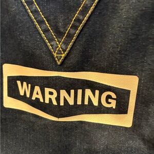 Levi's Navy Denim Jacket with Yellow Stitching